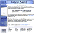 Desktop Screenshot of etiquette-network.com